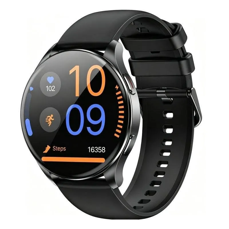 Blackview Smart Watch Bluetooth 1,43'' AMOLED Nero Cinturini Silicone e Nylon