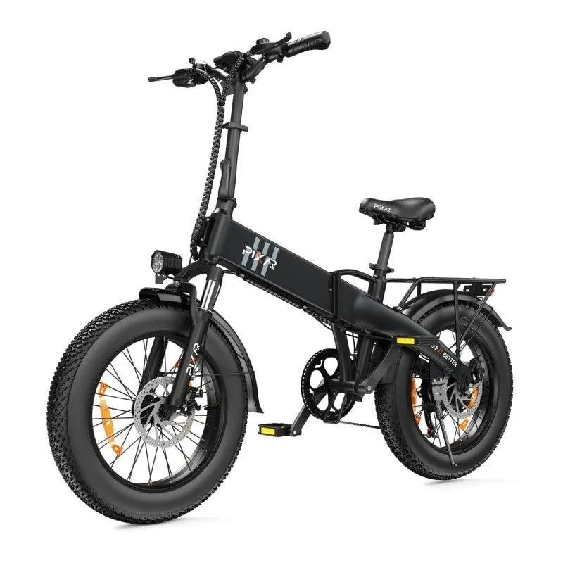 Bicicletta Elettrica Pixar F2 250W 48V15Ah Freni a Disco Pieghevole Nero