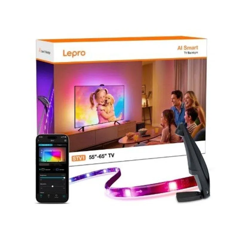 Striscia LED Lepro STV1-3 Sincronizzazione IA LightIMS RGBIC Wi-Fi Bluetooth