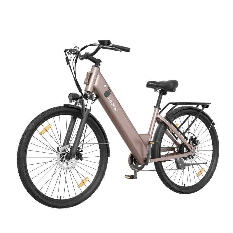 Bicicletta Elettrica VELOPRO C1 250 W Batteria 36 V 13 Ah Portapacchi