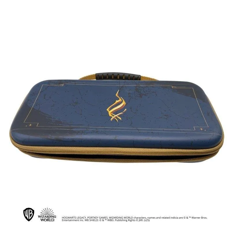 Custodia rigida Lexip Warner Hogwarts Legacy per Nintendo Switch Blu Oro