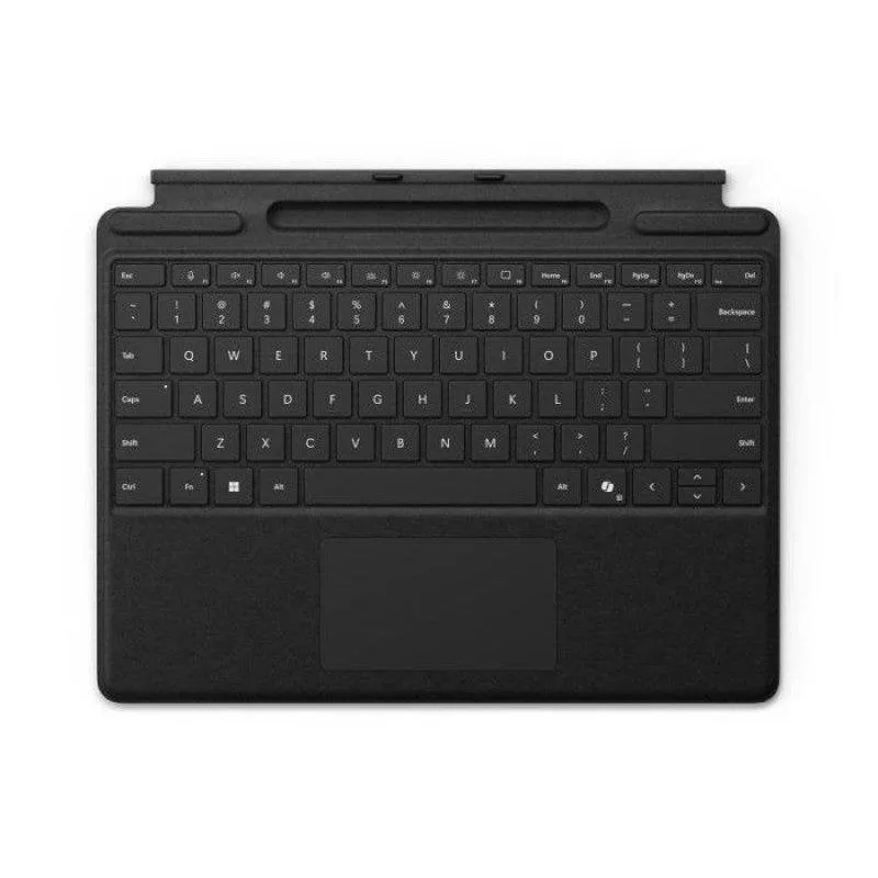 Tastiera Microsoft 8XB-00148 Docking Station Nero Italiano Alcantara