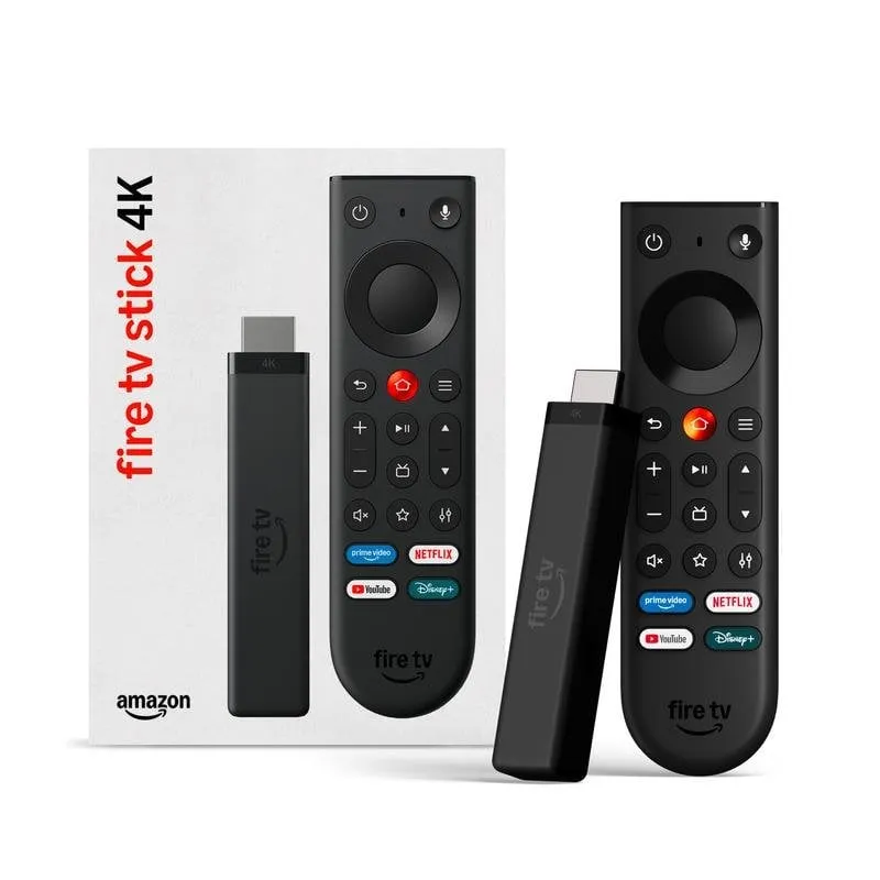 Adattatore Smart TV Amazon Fire TV Stick 4K Ultra HD Wi-Fi 6 HDR10+ Nero