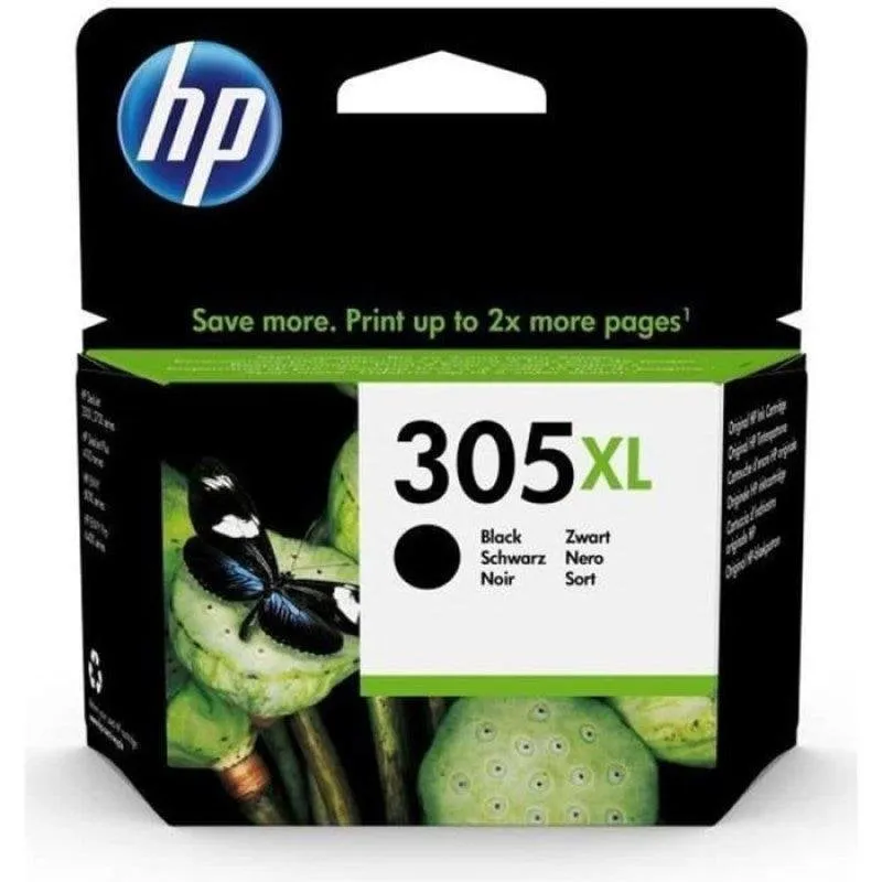 Cartuccia d'Inchiostro HP 305XL Nero Alta Capacità