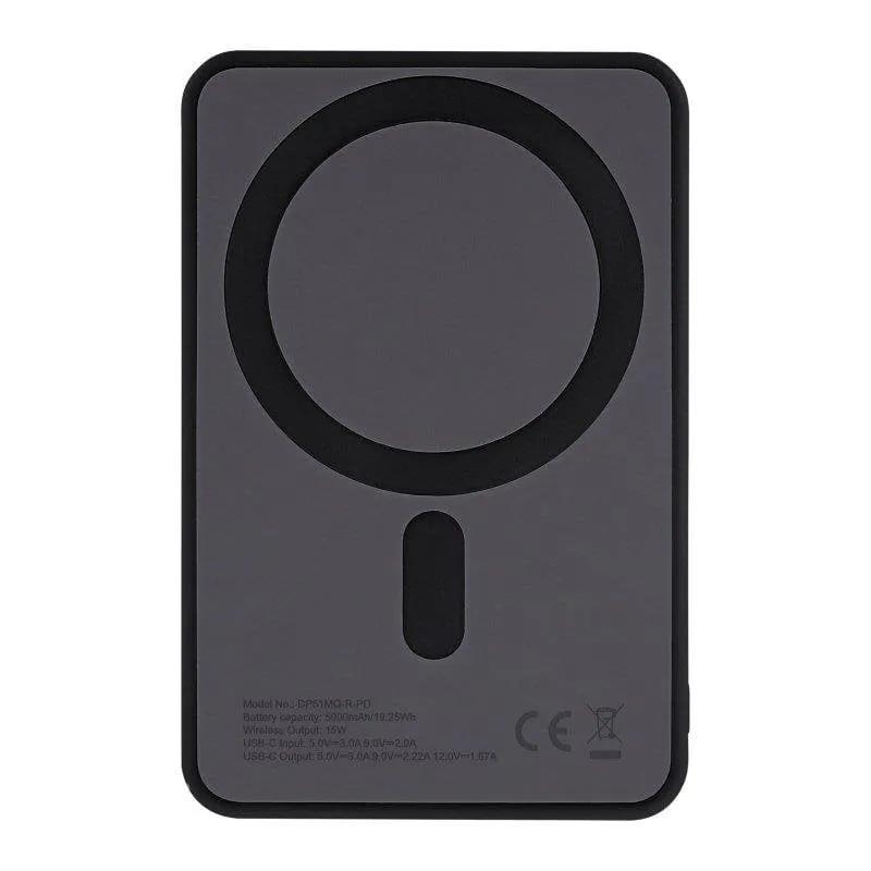 Power Bank TnB PBUMAG5 5000 mAh 20 W Carica MagSafe Nero