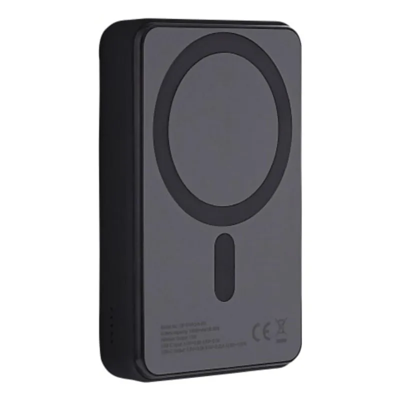 Power Bank TnB 10000 mAh 20 W Ricarica Wireless Grigio
