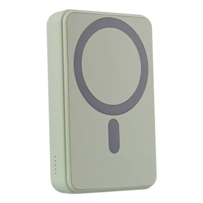 Power Bank TnB PBUMAG10GR 10000 mAh 20 W Ricarica Magnetica Verde