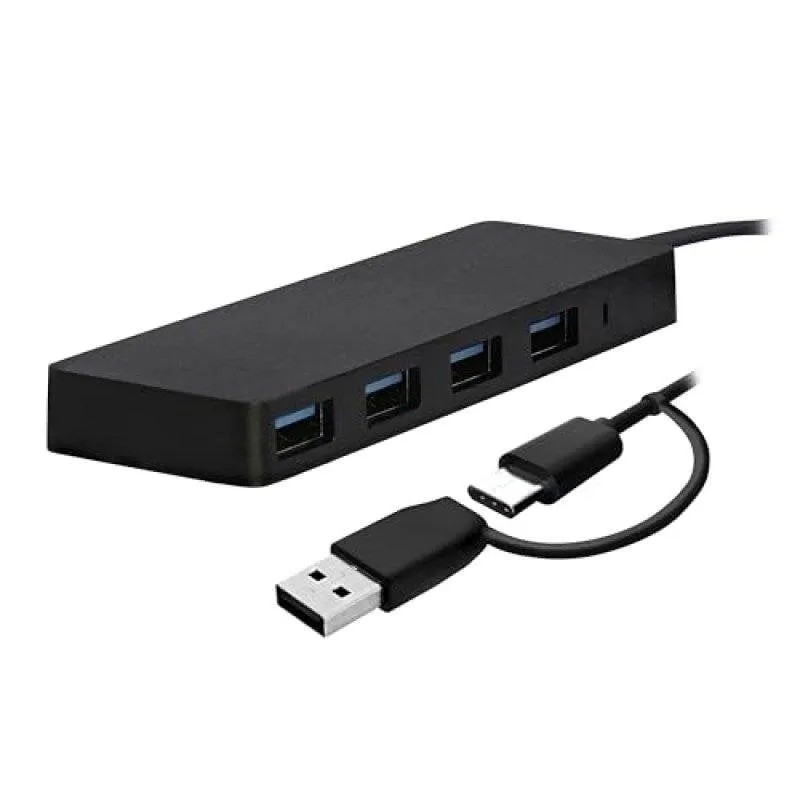 Hub TnB 4 porte USB 3.0 5 Gbps cavo 60 cm nero HUB4USB60CM