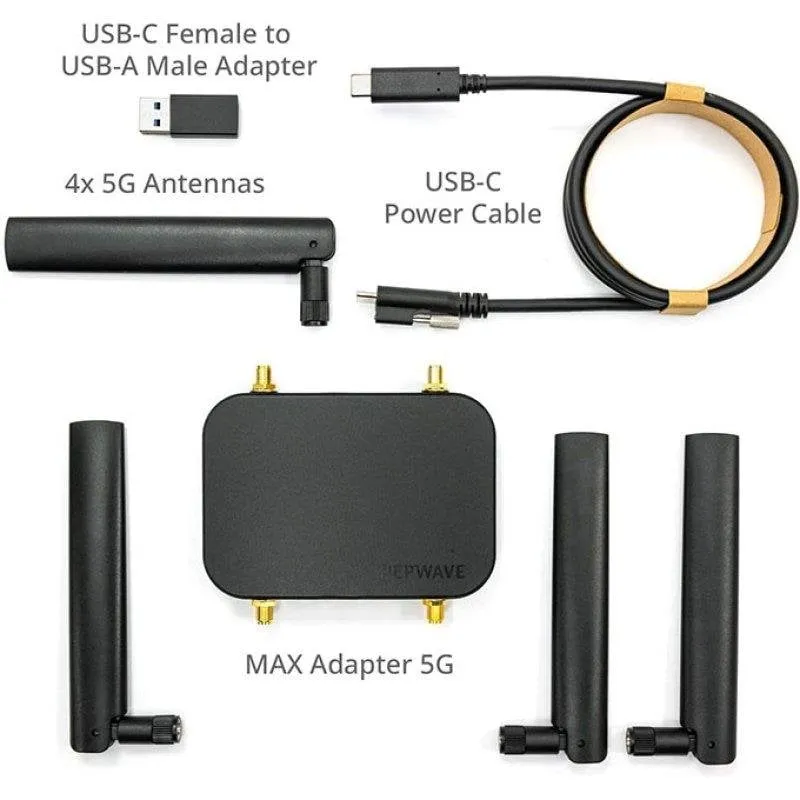 Modem Peplink MAX Adapter 5G 4 Gbps Dual SIM ed eSIM