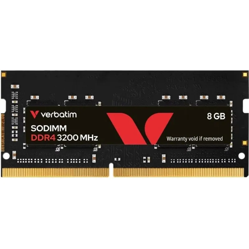 Memoria RAM Verbatim 8GB 1x8GB DDR4 3200MHz CL22 SO-DIMM