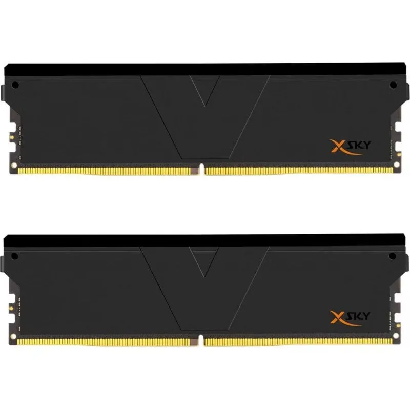 Memoria RAM V-Color Manta XSky RGB 32GB DDR5 6000MHz 2x16GB CL28 EXPO AMD Nero dissipatore