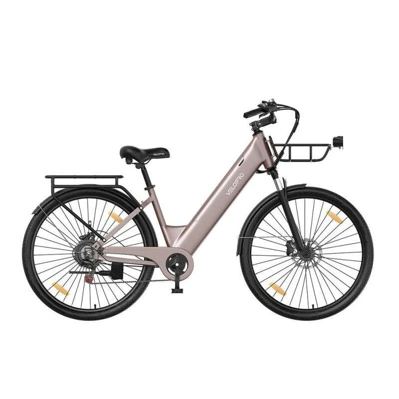 Bici elettrica Velopro C1 Pro Champagne 250W 36V 18Ah