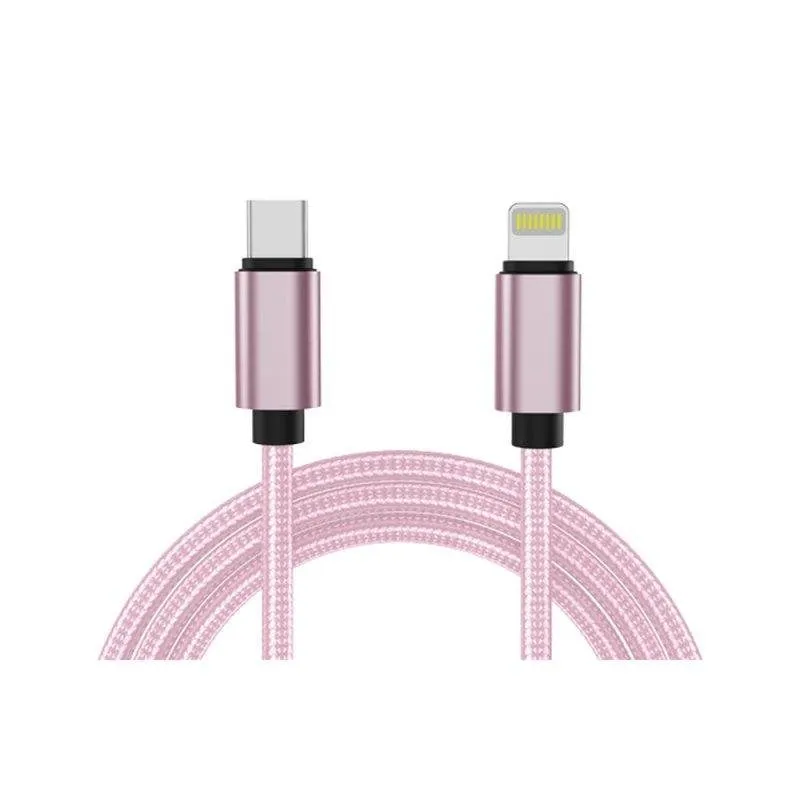 Cavo di Ricarica USB-C Lightning INNOVA by Innova Celular Rosa 1m