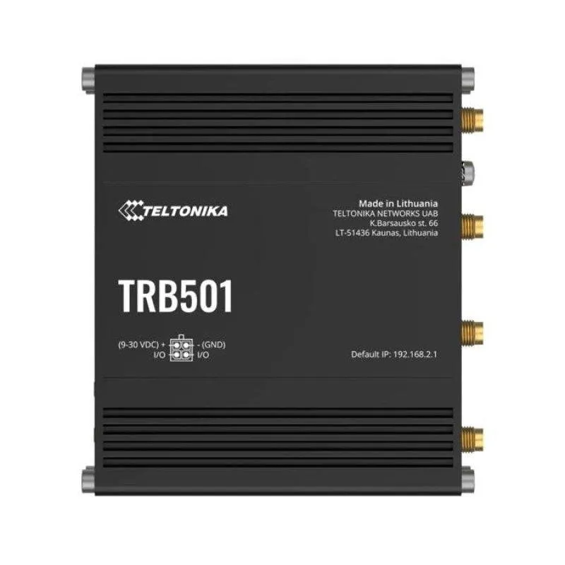 Router Teltonika TRB501 5G Multi-Gigabit Ethernet 2,5 Gbps Compatto Nero