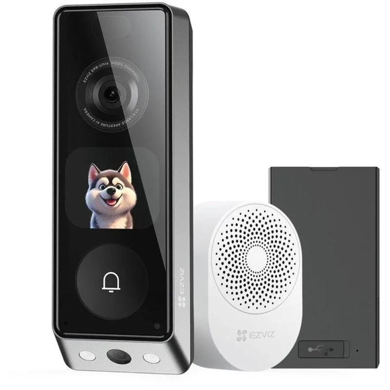 Videocitofono WiFi EZVIZ EP8 Ultra 2 Telecamere 160° Visione Notturna IP65
