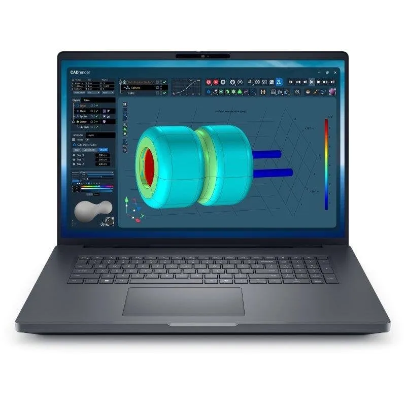 Portatile Dell Pro Max 18 Plus 18" Intel Core Ultra 9 285HX 32GB 1TB SSD RTX PRO 3000 Windows 11 Pro Italiano