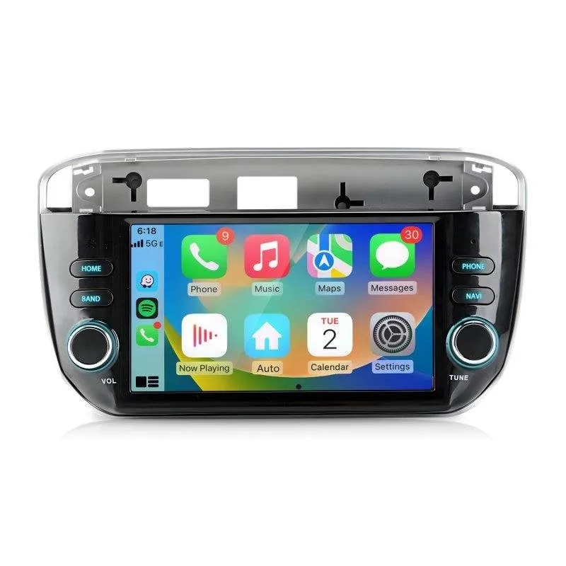 Autoradio 2DIN JUNSUN Fiat Punto Evo Carplay Android Auto 64GB