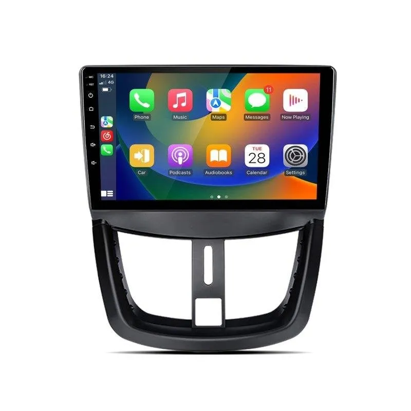 Autoradio JUNSUN Android15 4+64GB Carplay Peugeot 207 CC 9 pollici