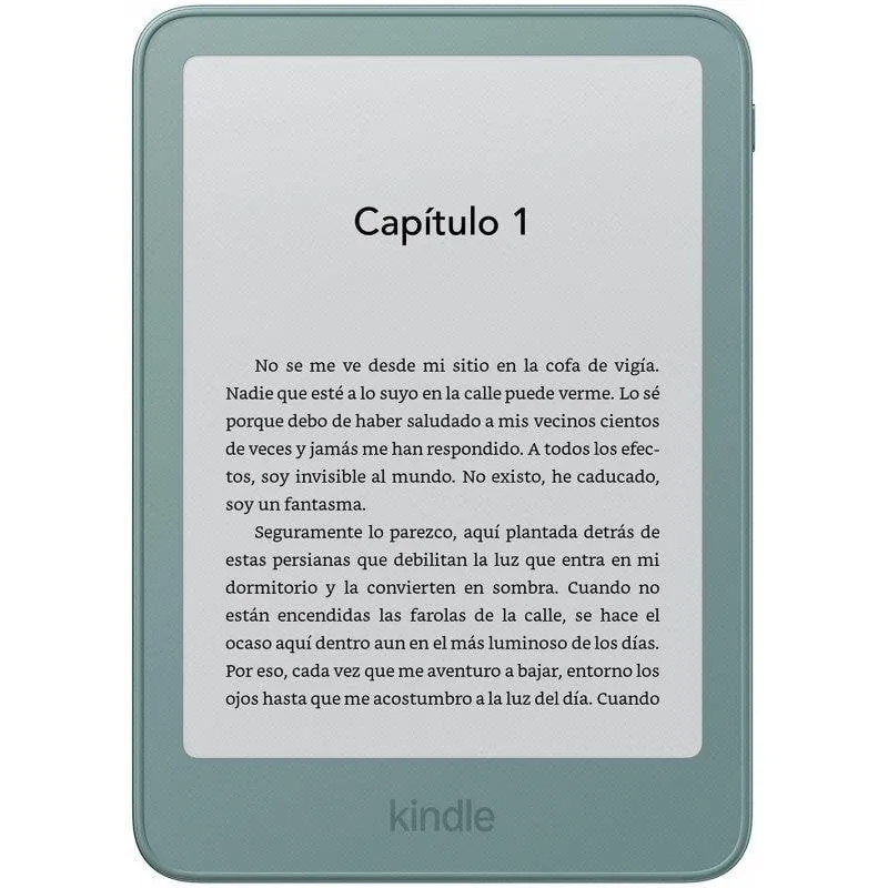 Libro Elettronico Amazon Kindle 2026 6" 32GB Verde Acqua Senza Pubblicità