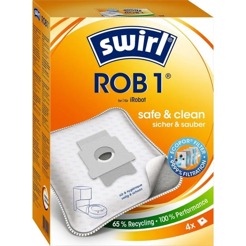 Sacchetto polvere Swirl ROB 1 Roomba 4 pezzi
