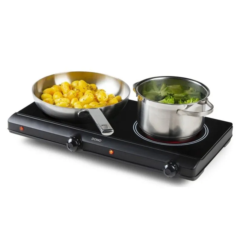 Piastra di cottura DOMO DO339KP ceramica 2 zone 2500 W