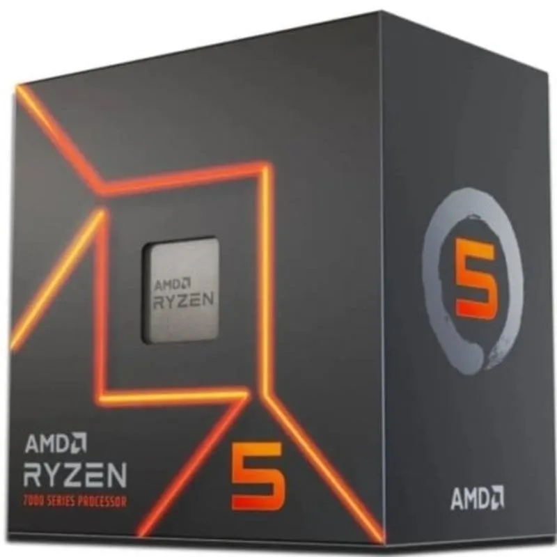 Processore AMD Ryzen 5 7500 6 core 3,7/5 GHz versione boxed