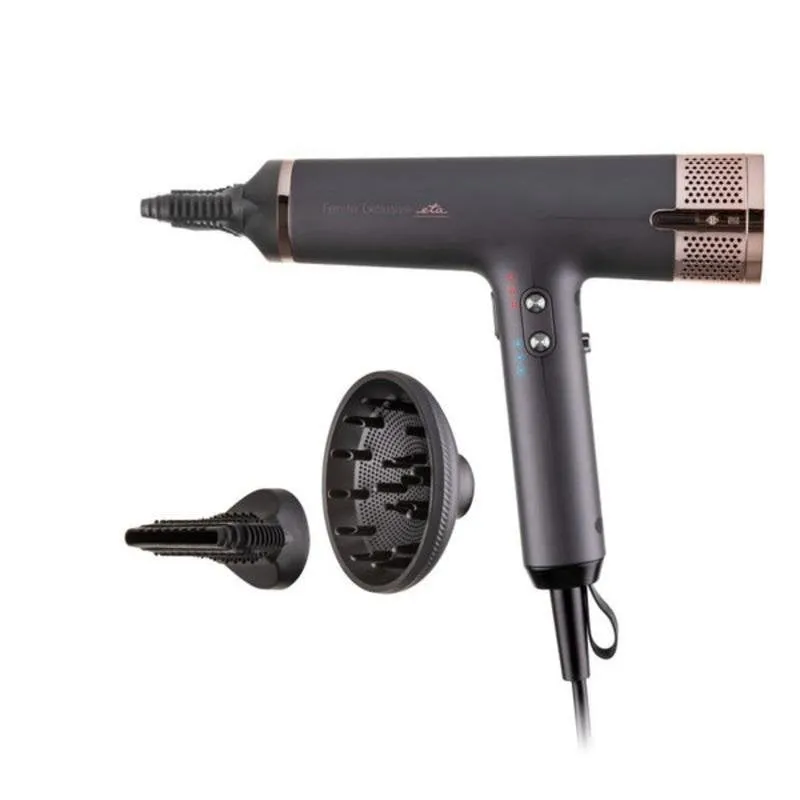 Phon Ionico ETA Fenite Exclusive 1600W 3 Temperature 4 Velocita Grigio