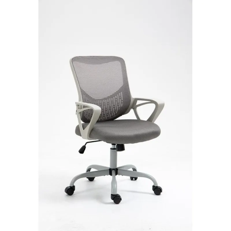 Sedia da ufficio ACTIVEJET YK507 grigia, schienale in rete