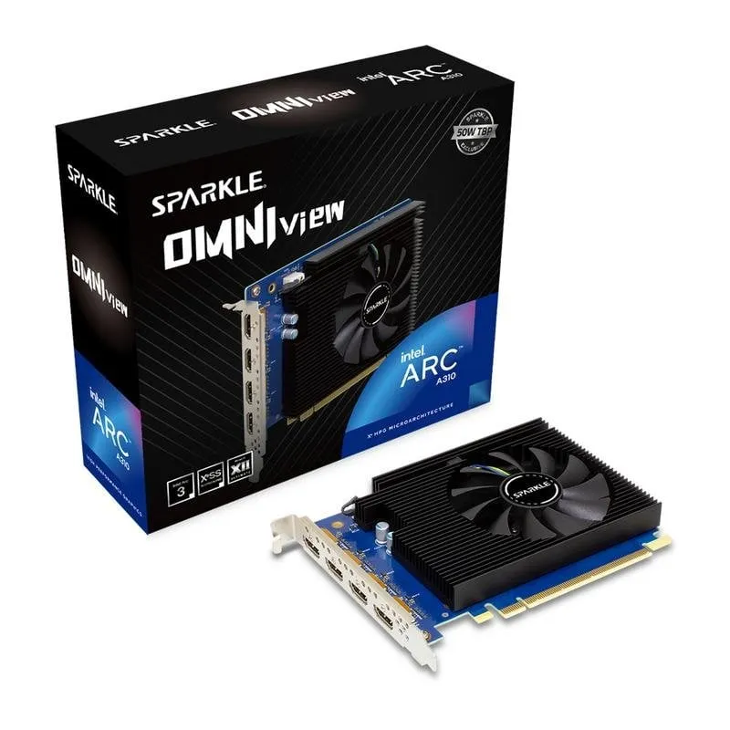 Scheda Grafica SPARKLE Intel Arc A310 OMNI View 4GB GDDR6