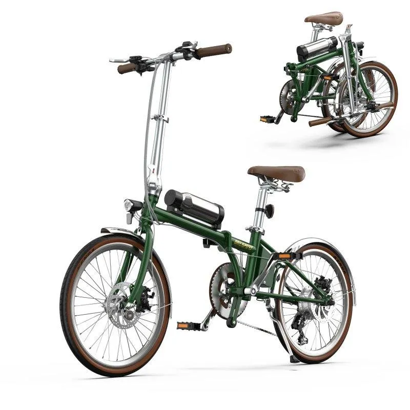 Bicicletta Elettrica Pieghevole OneSport OT02 Pro 250W Shimano 7 velocita
