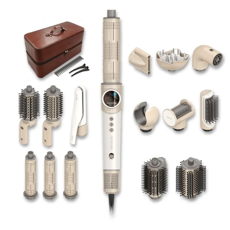 Multistyler AirGlisse 18in1 1400W Coanda Ionica 18 Accessori Champagne