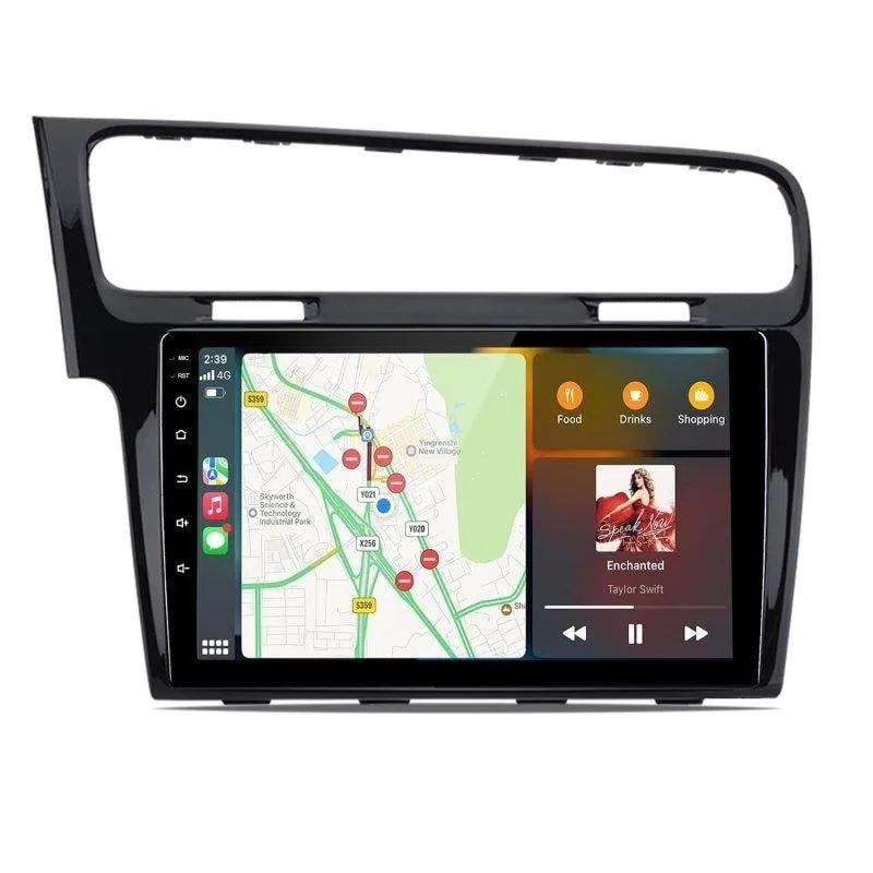 Autoradio JUNSUN 10 pollici CarPlay Android Auto VW Golf 7 MK7