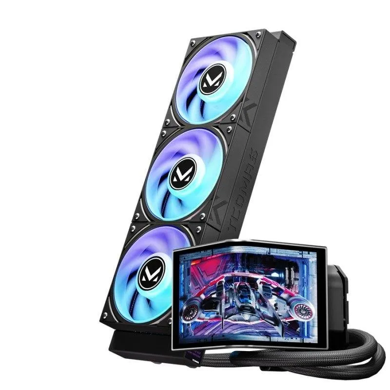 Raffreddamento a liquido TCOMAS NEOX 360 mm 3 ventole ARGB display