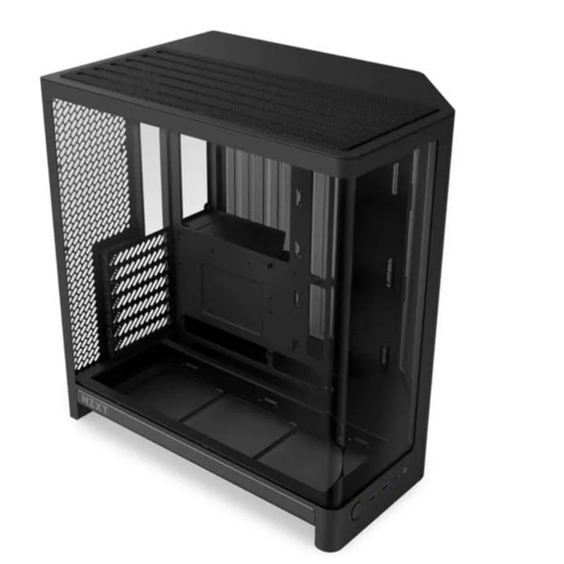 Case PC NZXT H6 Flow Torre Midi Vetro Temperato Rete Nera