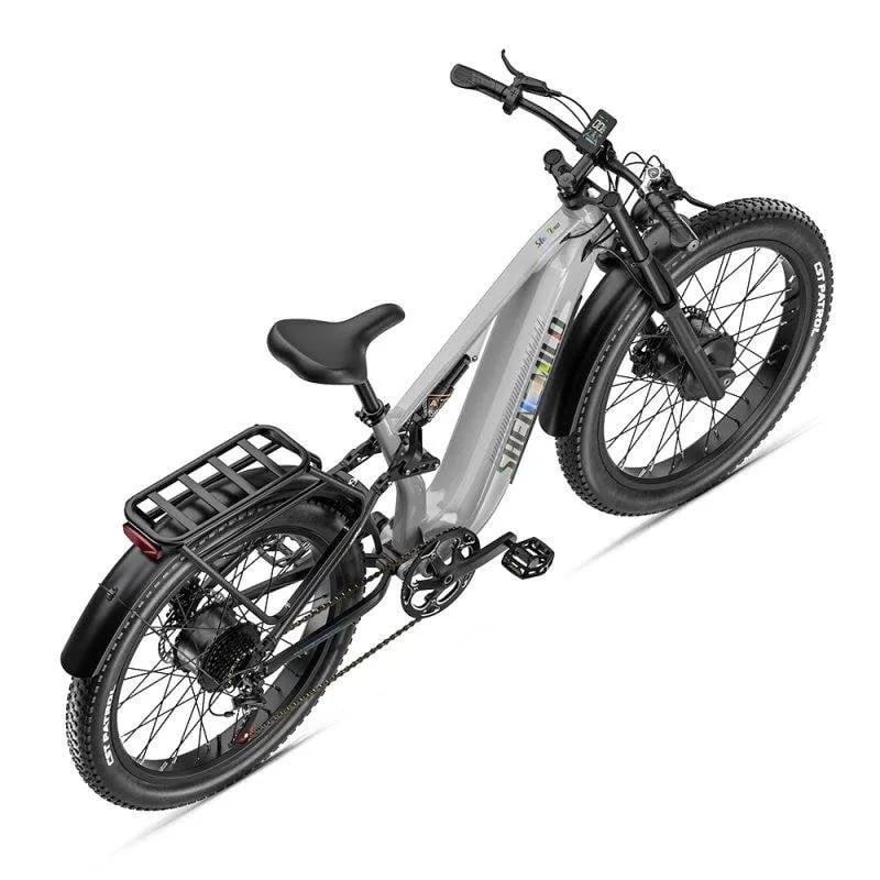 Bicicletta Elettrica Shengmilo S600 Pro Doppio Motore 2x1000W Batteria 48V 25Ah 26"