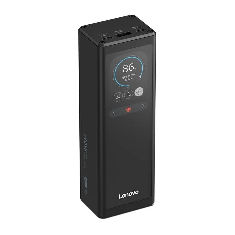 Power Bank Lenovo 20000 mAh 140 W Nero
