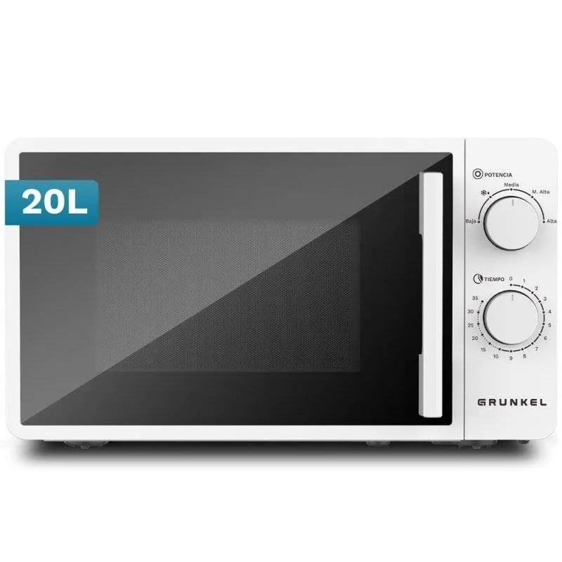Microonde Grunkel MW-20FLAT 20L 700W Base Piana Senza Piatto Girevole