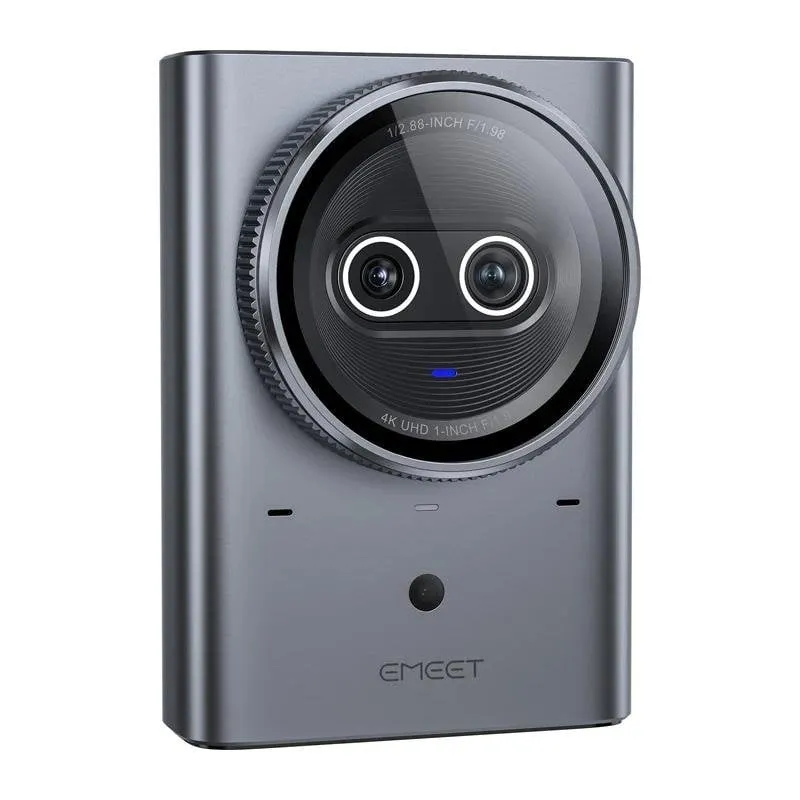 Camera Web EMEET Prime SE 4K HDR doppio obiettivo USB-C HDMI