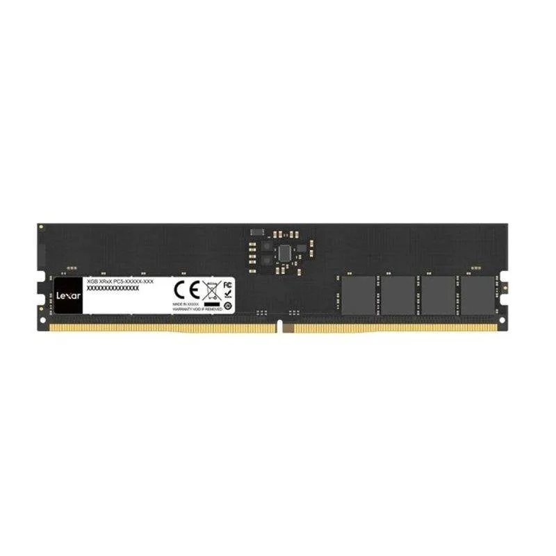 Memoria RAM Lexar 16GB 1x16GB DDR5 4800MHz CL46 ECC Nero