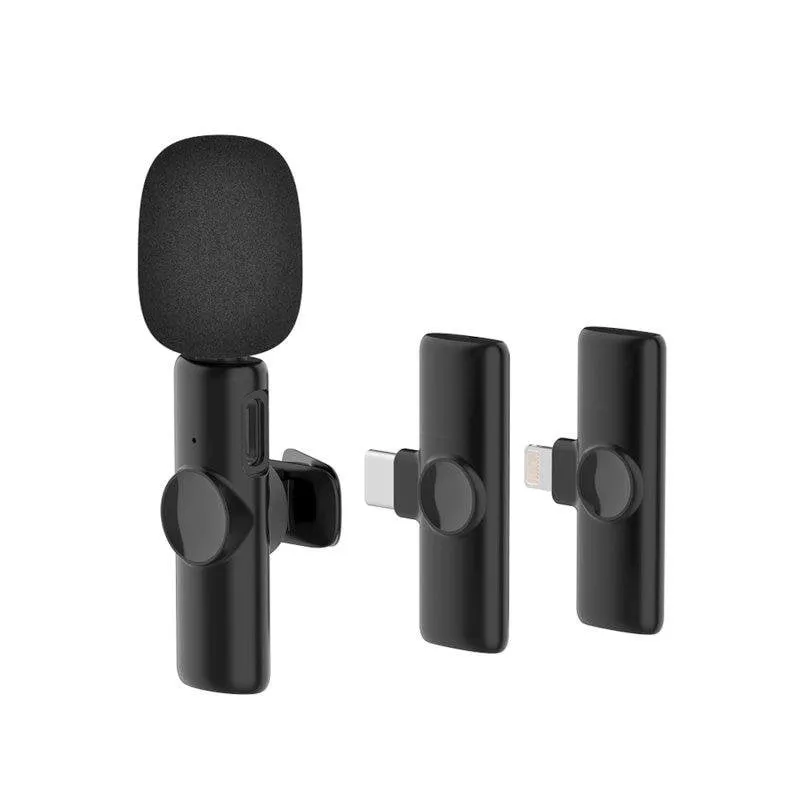 Microfono lavalier K11 wireless 2,4 GHz con riduzione del rumore