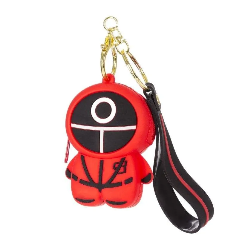 Portachiavi Portafoglio Dam Electronics Squid Bubble Pop It Silicone Circolare