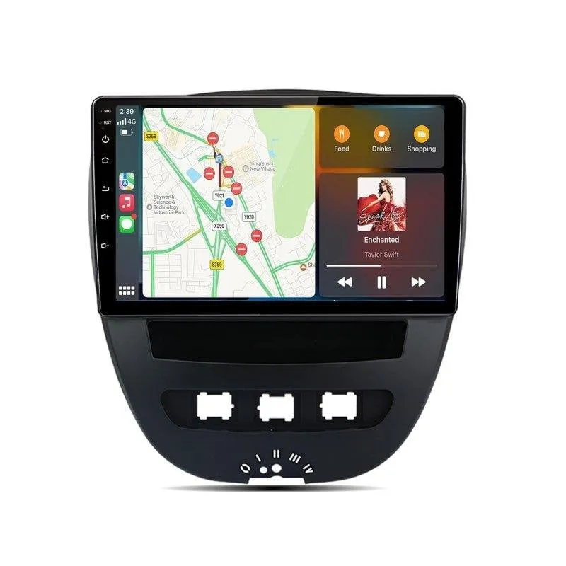 Autoradio JUNSUN 10'' CarPlay Android Auto Toyota Aygo/107/C1
