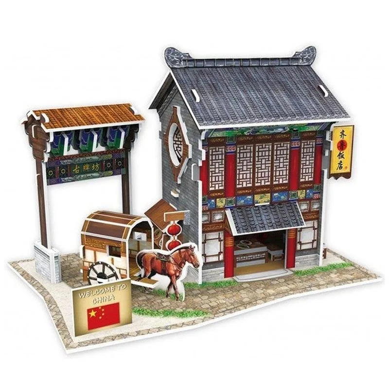 Puzle 3D Dam Electronics Qilu World Style 47 pezzi