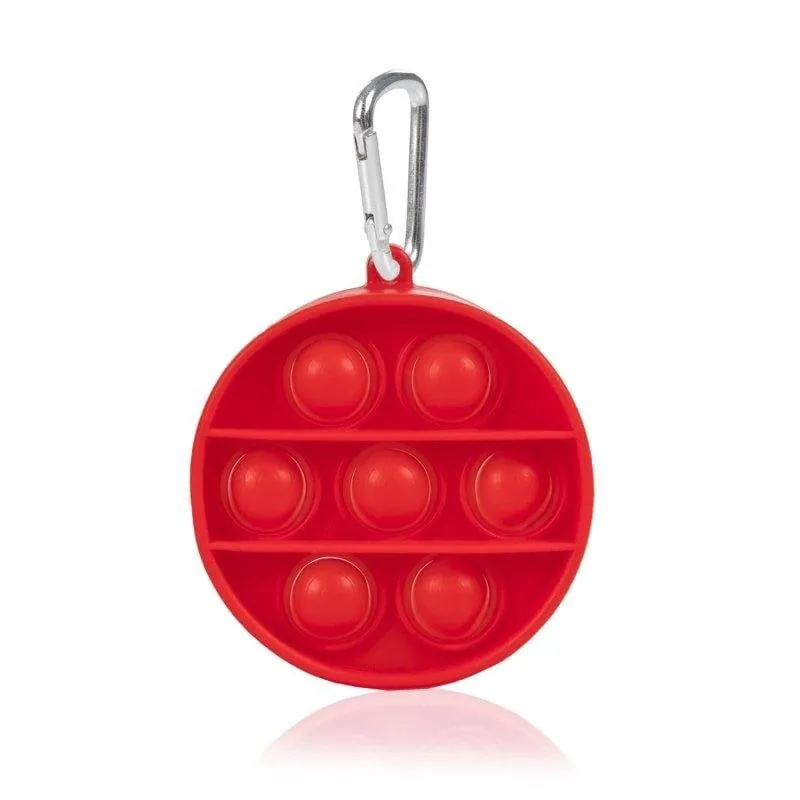 Gioco sensorial Dam Electronics Mini Bubble Pop It con moschettone
