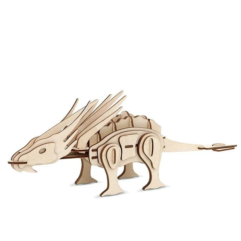 Puzzle 3D Dam Electronics Marea Spinosaurus Giurassico 49 pezzi legno
