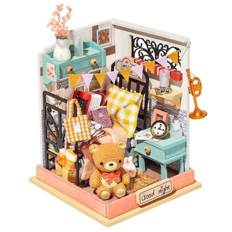 Casa delle bambole in legno Dam Electronics Sweet Dream 34 pezzi