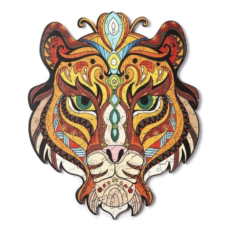 Puzzle in legno Dam Electronics Silhouette Tigre A5