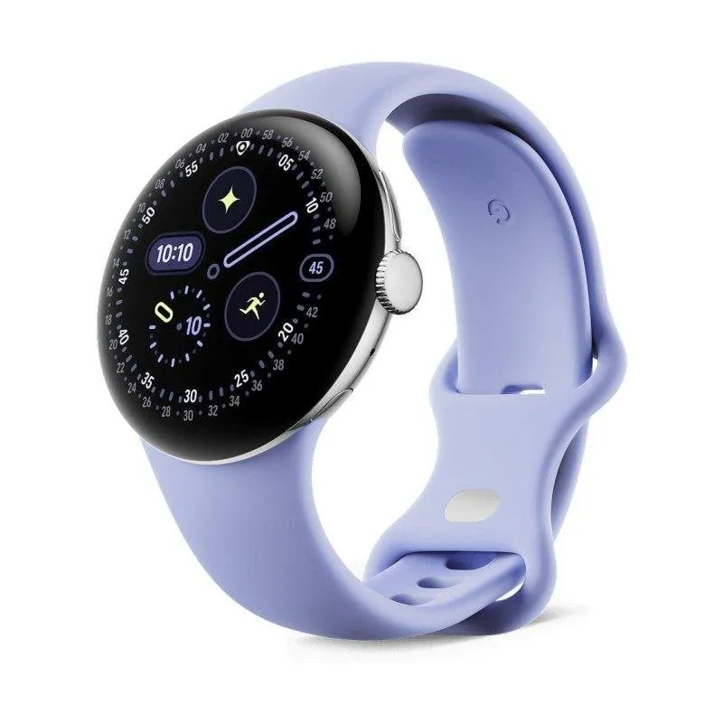 Google Pixel Watch 4 LTE GPS 41 mm Argento, cinturino Lilla S/L