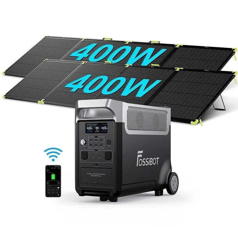 Stazione energetica Fossibot F3600 Pro 3840Wh 3 AC LiFePO4 2xSP400PRO
