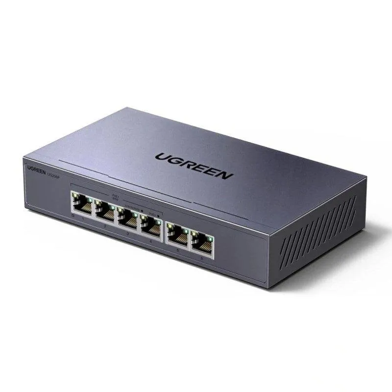 Switch CM753 UGREEN PoE+ 6 Porte VLAN Extend